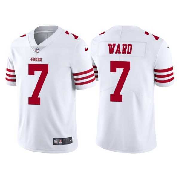 Men & Women & Youth San Francisco 49ers #7 Charvarius Ward White Vapor Untouchable Limited Stitched Jersey
